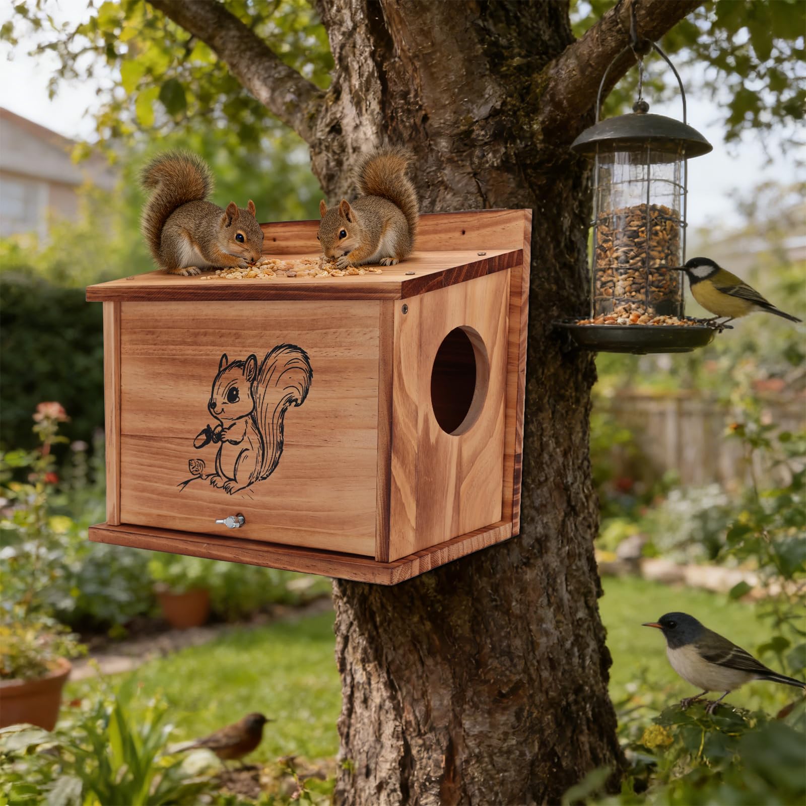 Kecaopdt backyard lifestyle setting showing wildlife viewing enjoyment