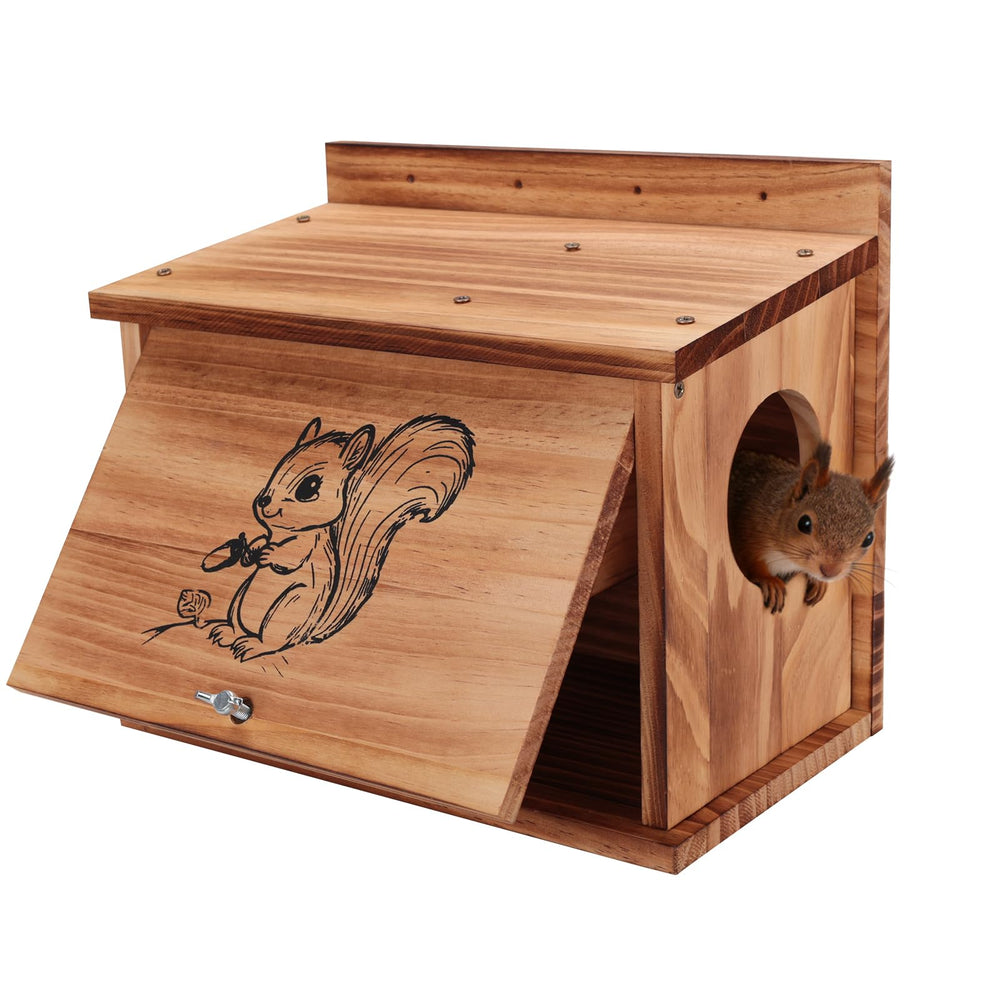Kecaopdt front view nesting box showing secure exterior and curb appeal