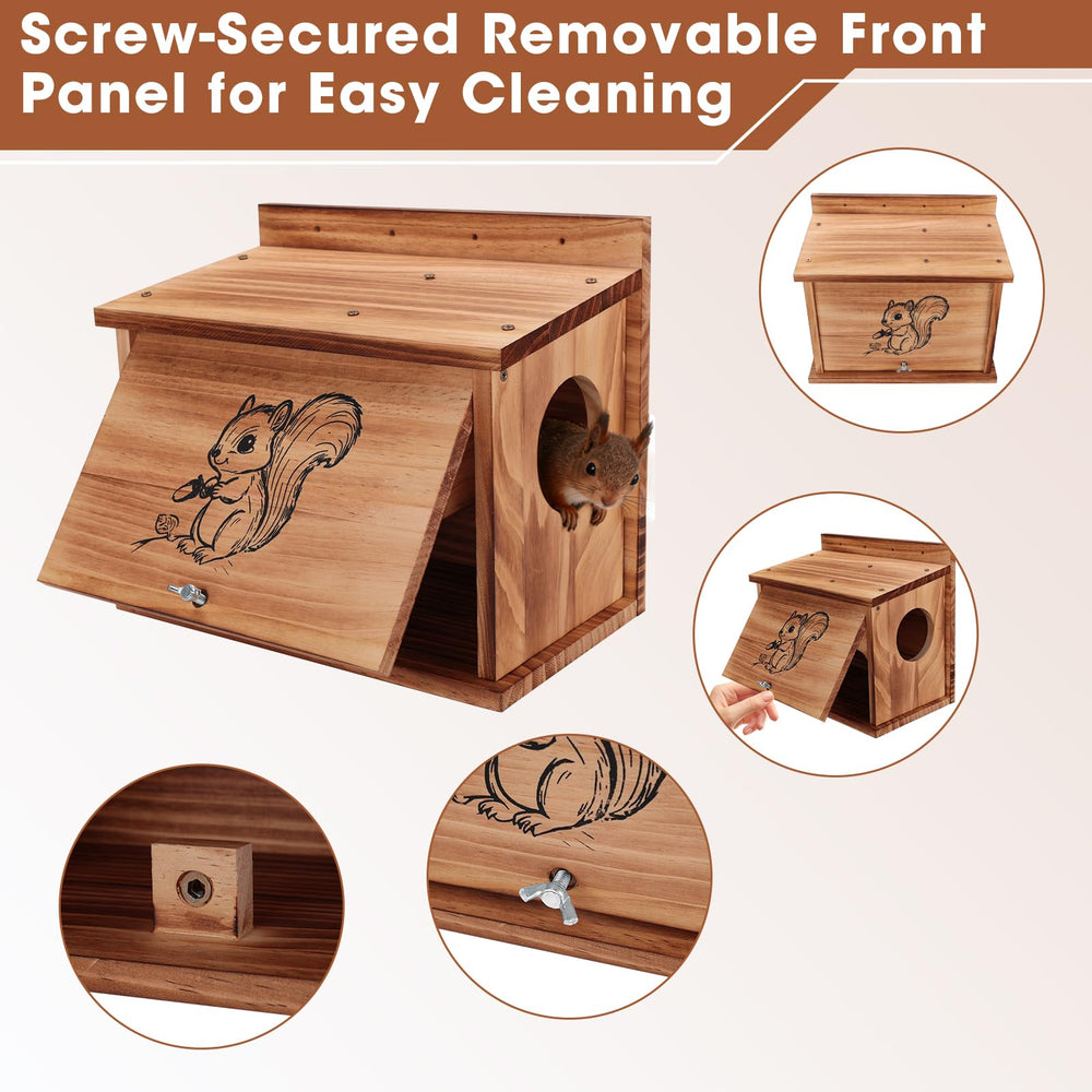 Kecaopdt removable front panel open for easy cleaning and inspection