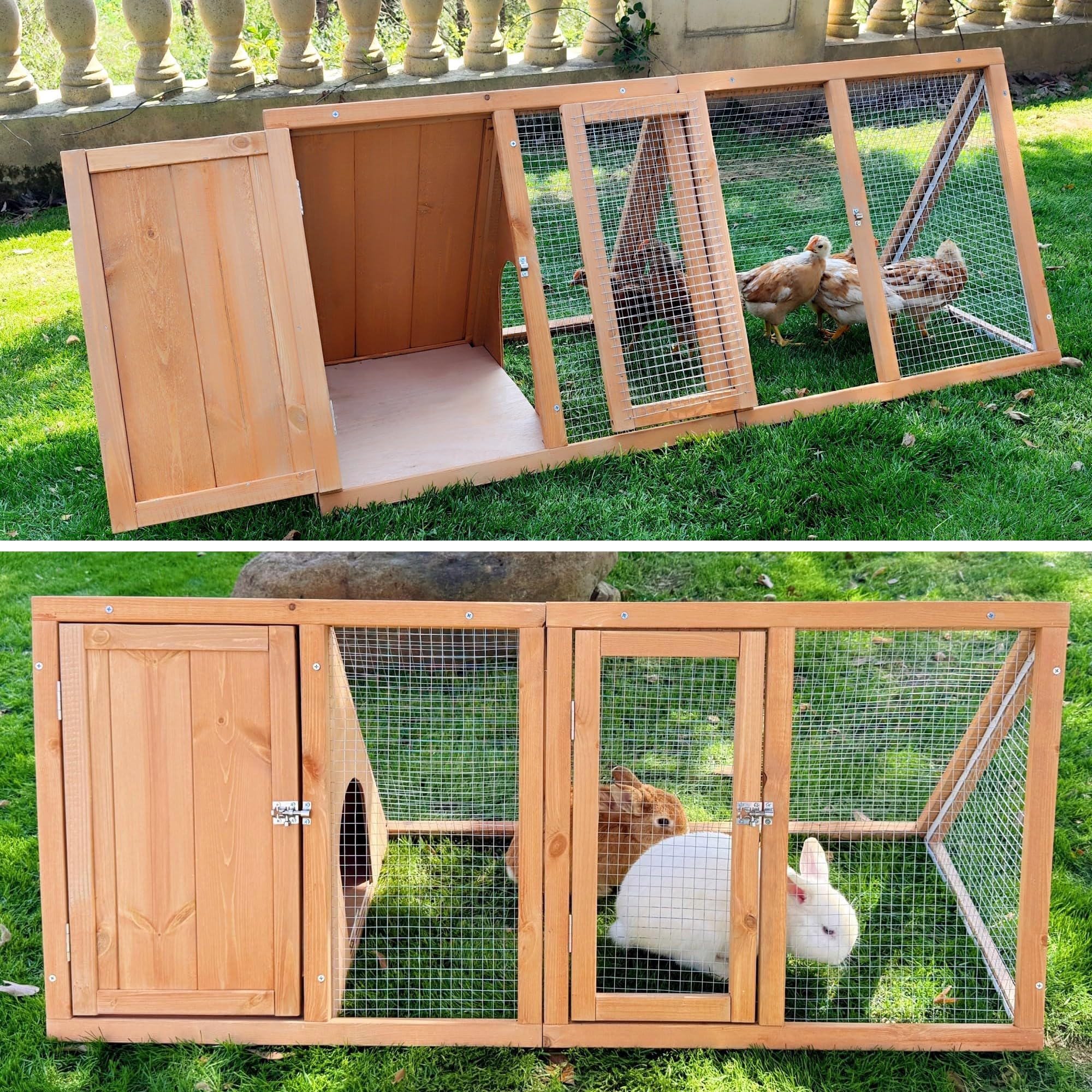 Kecreque nesting box close-up showing sheltered space for resting and protection