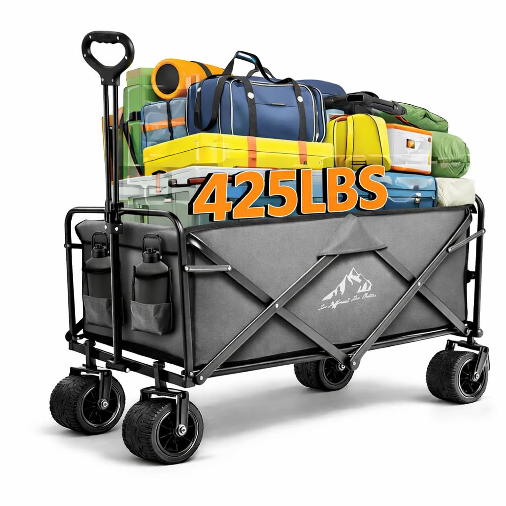 KEDY wagon front view showing sturdy frame and large capacity