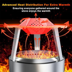 KEESHA cooking surface in use for grilling and convenient outdoor meals