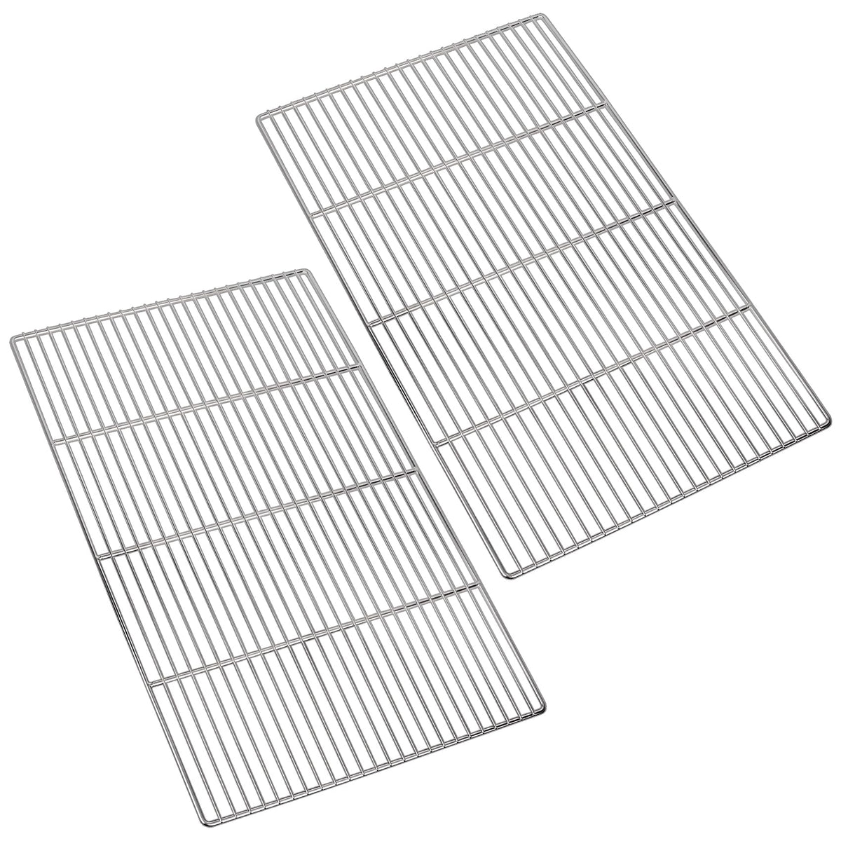 KEESHA stainless steel grill grate front view showing durable construction and fit