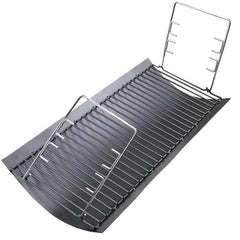KEESHA flame broiler front view showing full replacement kit and fit