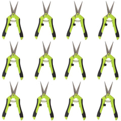 KEILEOHO front view of 12-pack scissors showing compact packaging and value