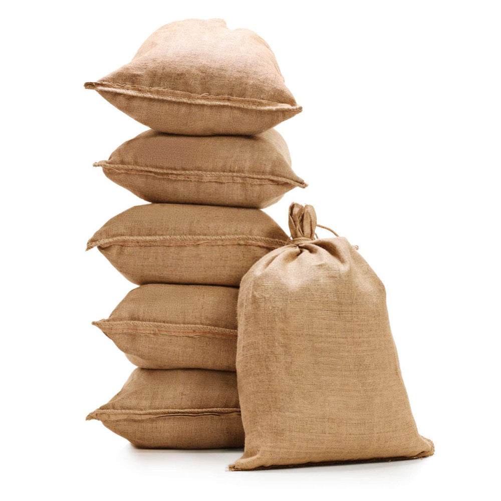 KEILEOHO stacked sacks showing size and scale for bulk storage and transport