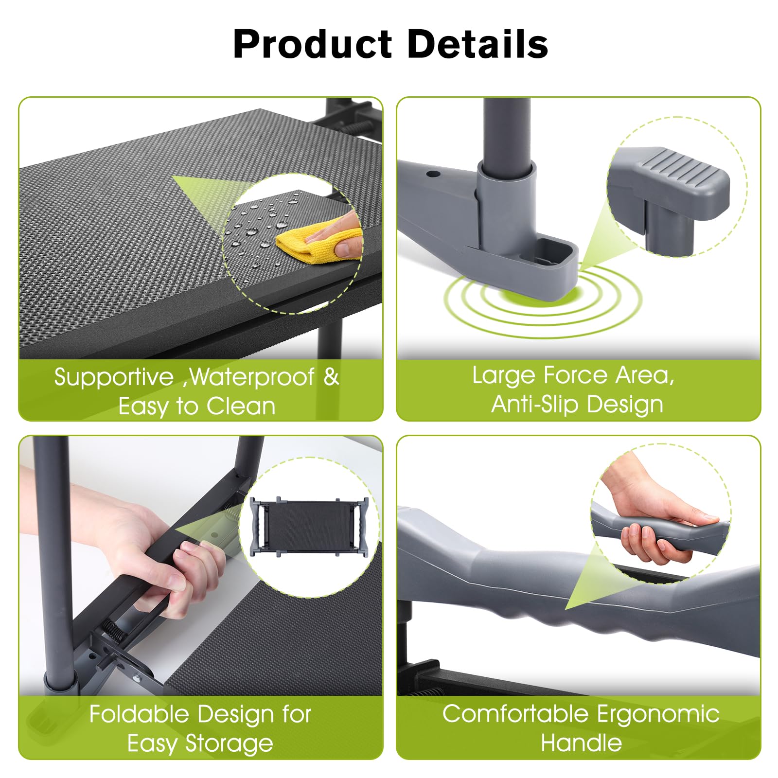 KELHOMECL folded bench compact for easy carrying and storage convenience