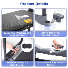 KELHOMECL side view as low seat providing ergonomic support while seated