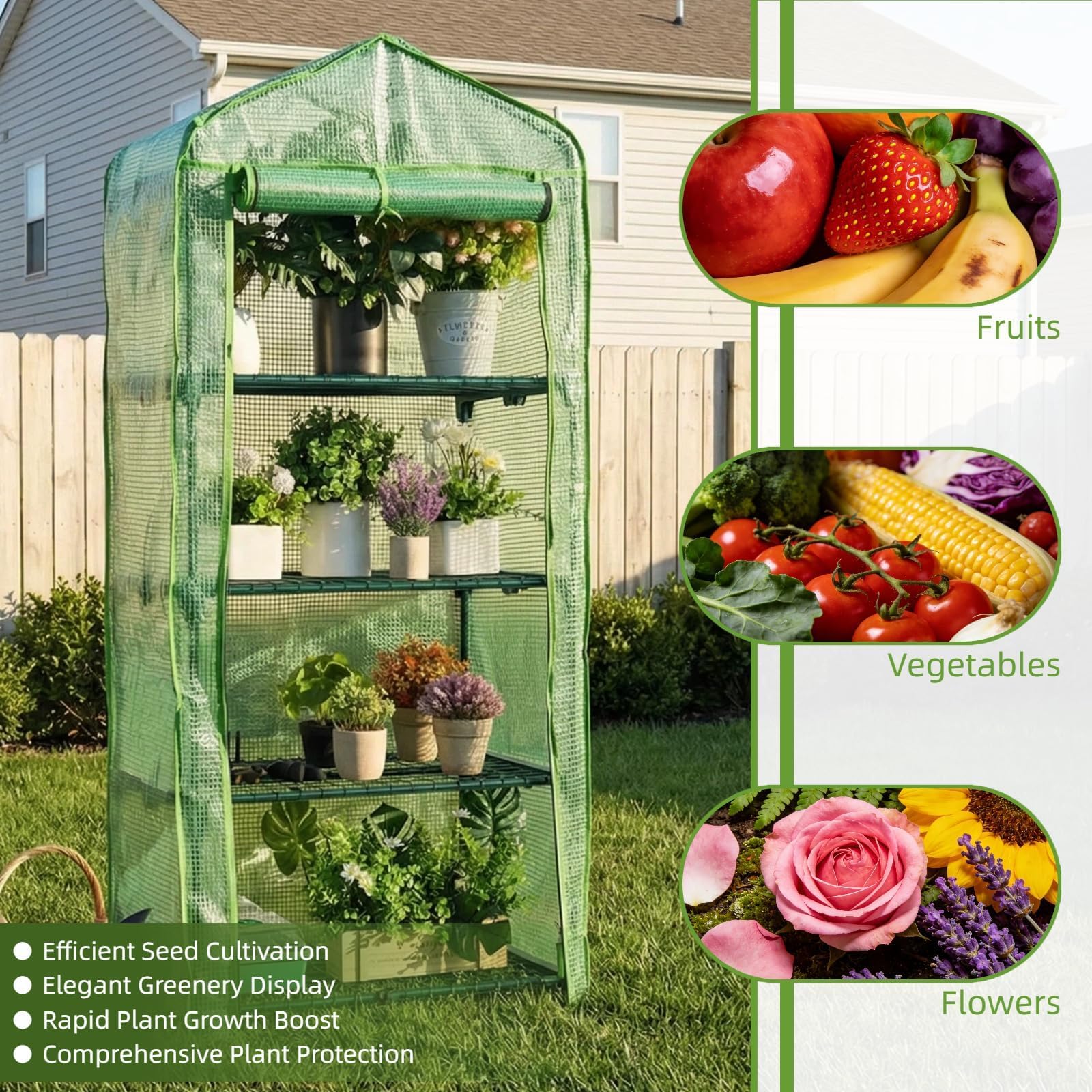 Kelived set up in a sunroom illustrating indoor seed starting convenience