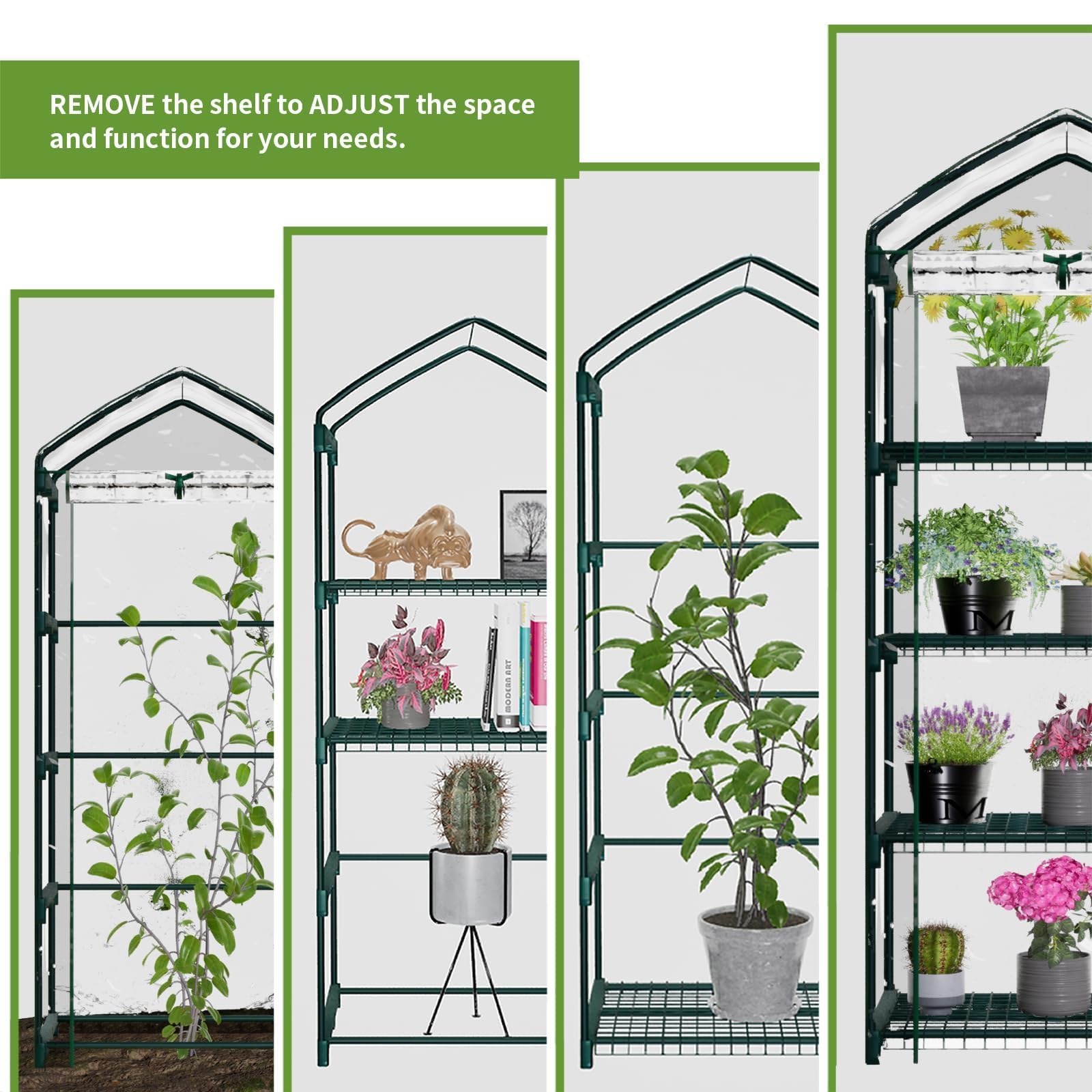 Kelived packed flatbox for storage shows portable design for off-season storage