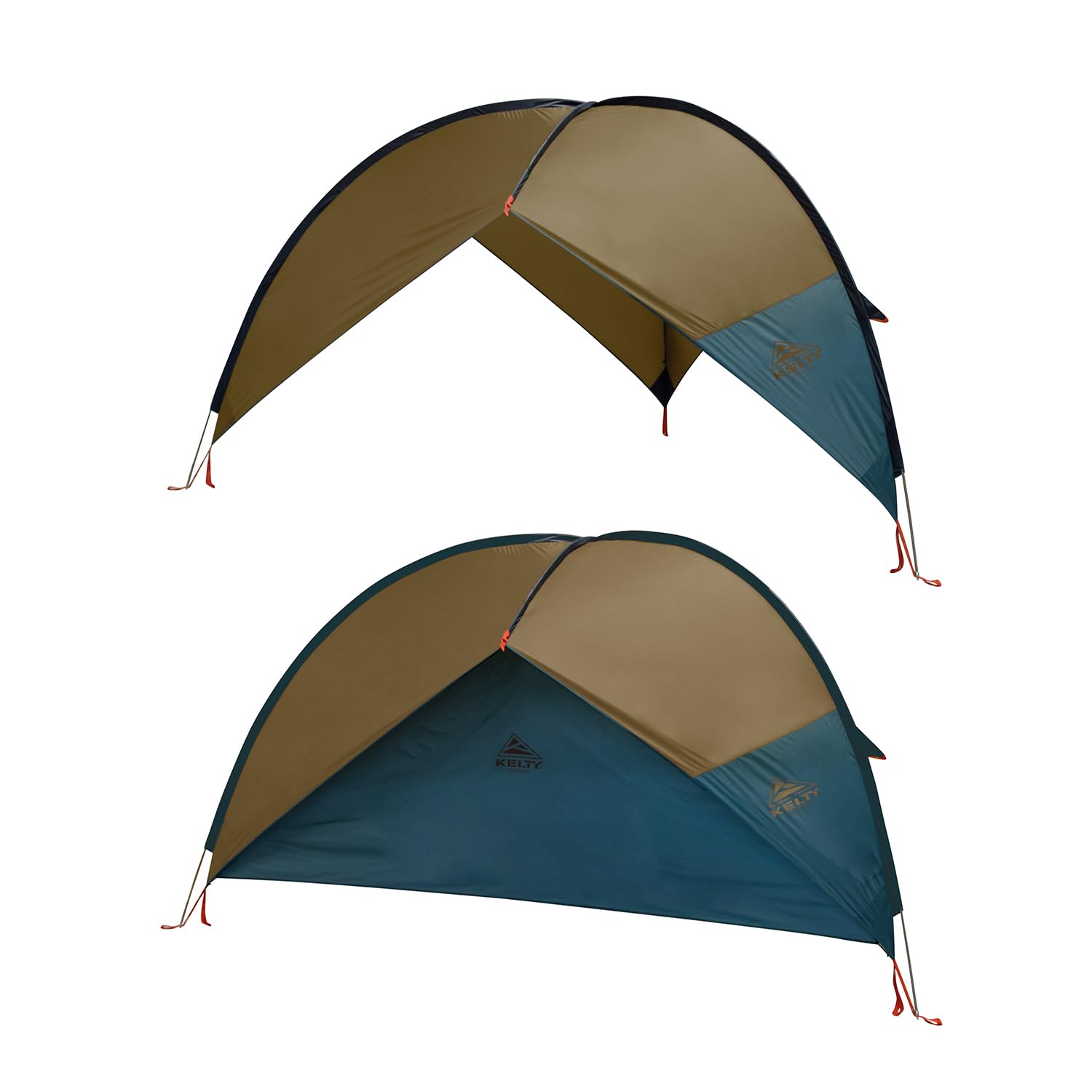 Kelty Sunshade pitched on beach showing portable shelter and family comfort benefit