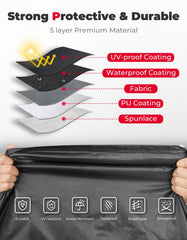 KEMIMOTO five-layer fabric close-up illustrating waterproof durability