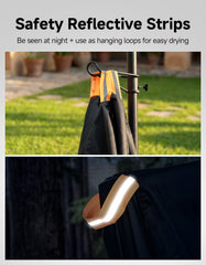 KEMIMOTO reflective strips and hanging loops improving visibility