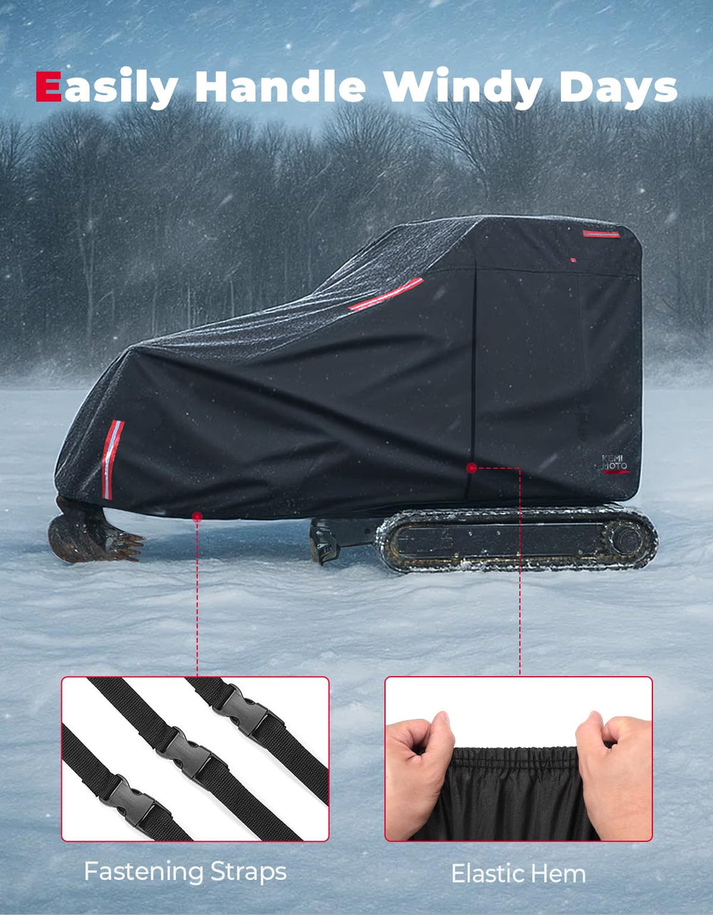 KEMIMOTO side zipper open for easy cab access and quick retrieval