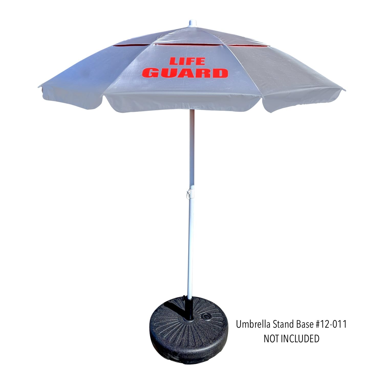 Kemp USA reflective silver canopy texture reducing heat under the umbrella