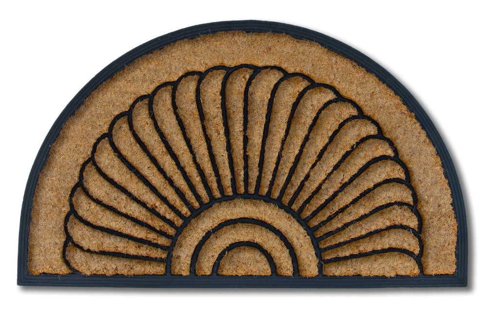 Kempf close-up coir fiber texture revealing strong scraping action