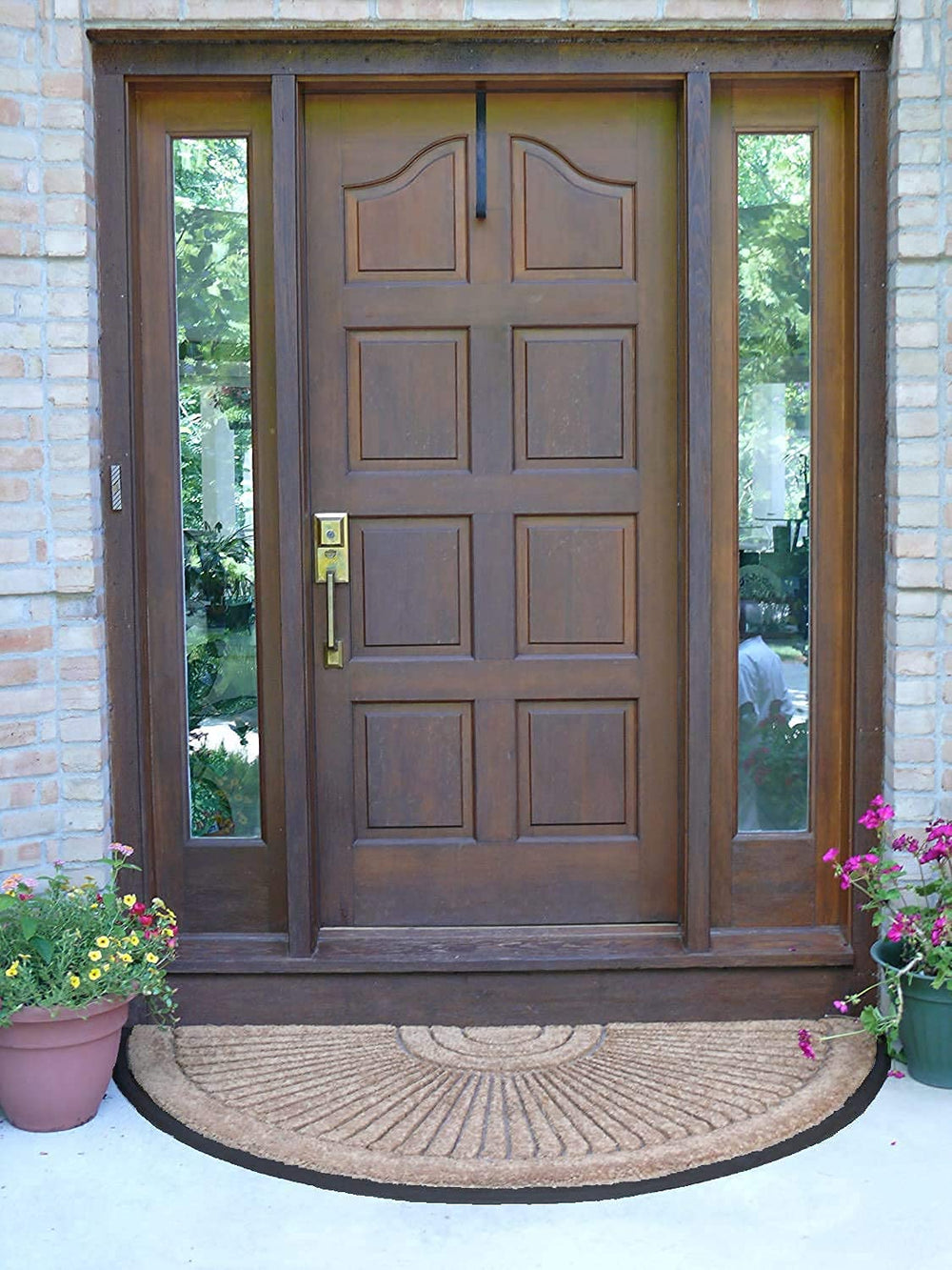 Kempf edge fit against threshold showing flush placement to prevent tripping benefit