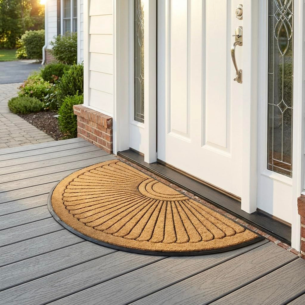 Kempf lifestyle entry scene welcoming guests and reducing tracked debris