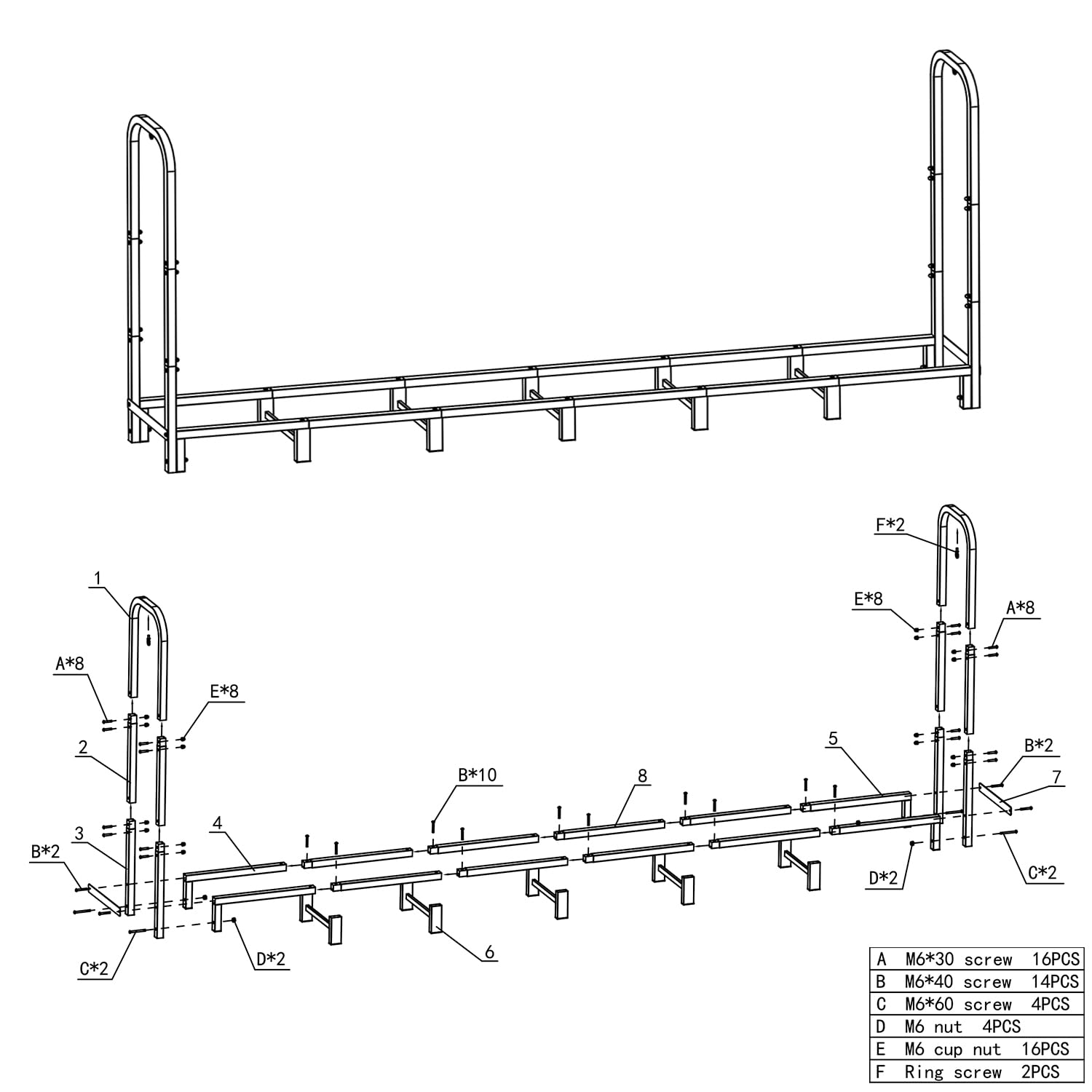 Kendane assembled on uneven ground showing stable, tip-resistant performance