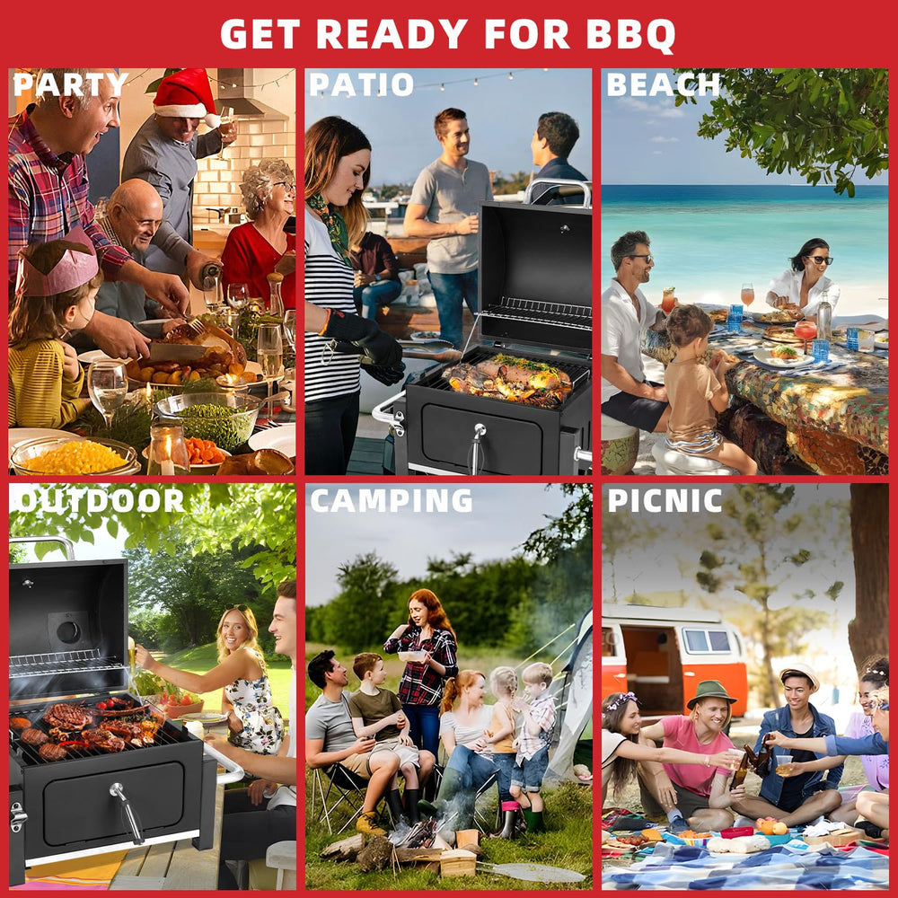 Kendane grill at a beach picnic showing portability and outdoor cooking versatility