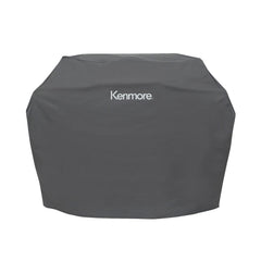 Kenmore front view of 56-inch grill cover showing full protection benefit