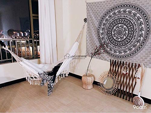 KEREITH hammock mounted on metal stand demonstrating quick setup