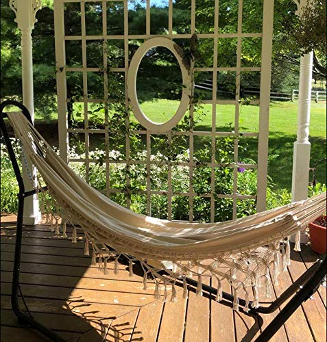 KEREITH hammock in backyard lifestyle setting for leisurely lounging