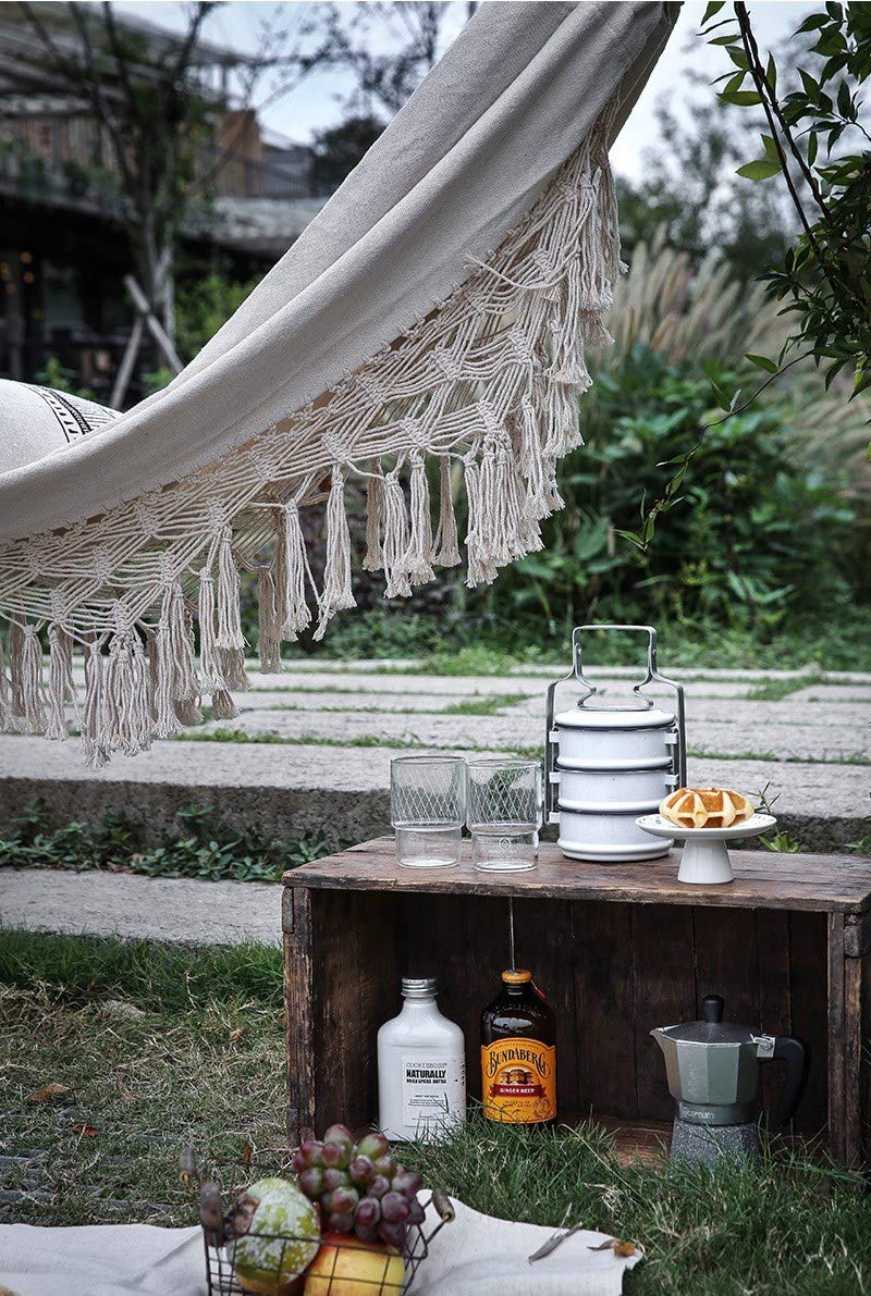 KEREITH hammock folded into carrying bag for easy transport