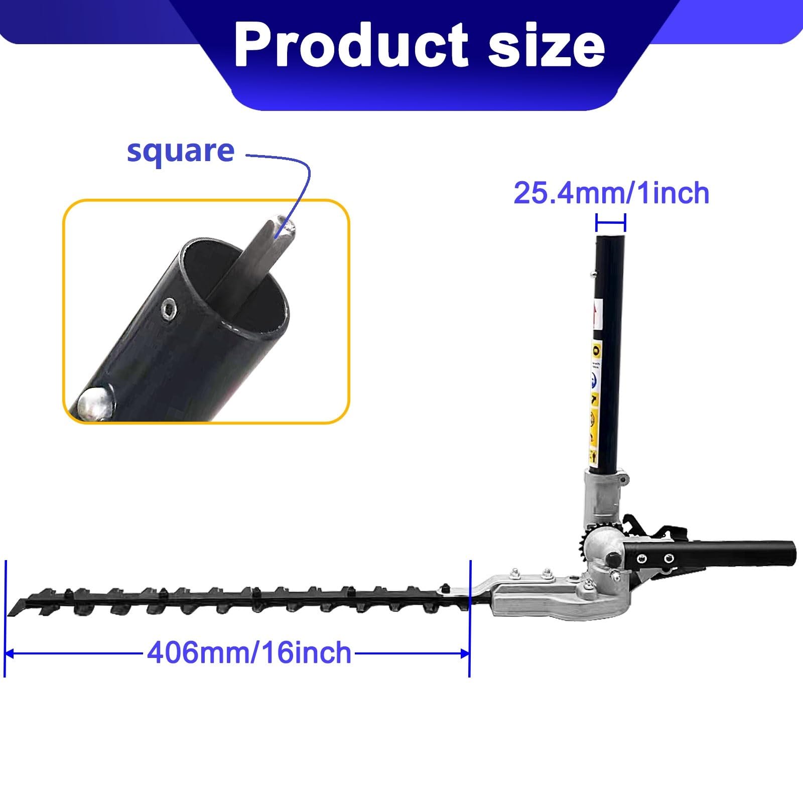 Kerlista dual-action blade close-up highlighting durable steel teeth for cleaner cuts