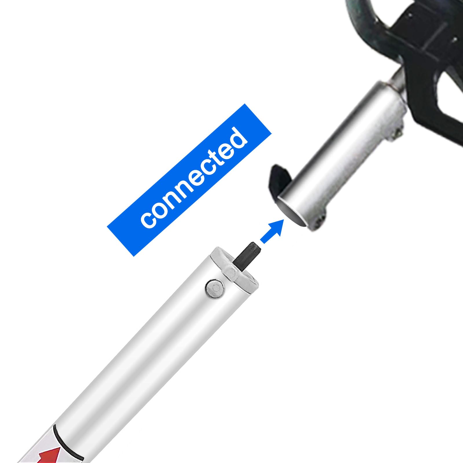 Kerlista attachment mounted on a compatible powerhead showing ready-to-use benefit