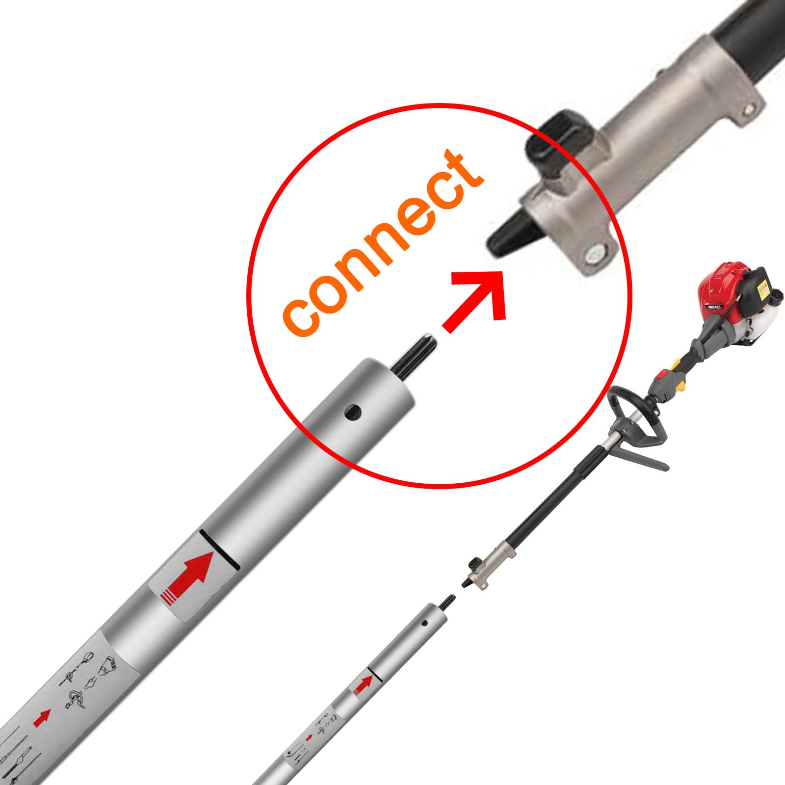 Kerlista size scale comparison showing 16.5-inch cutting diameter benefit