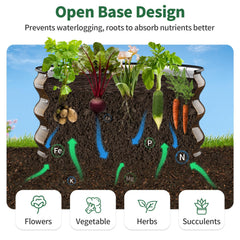Kesfitt installed in a small backyard demonstrating space-saving planting solution