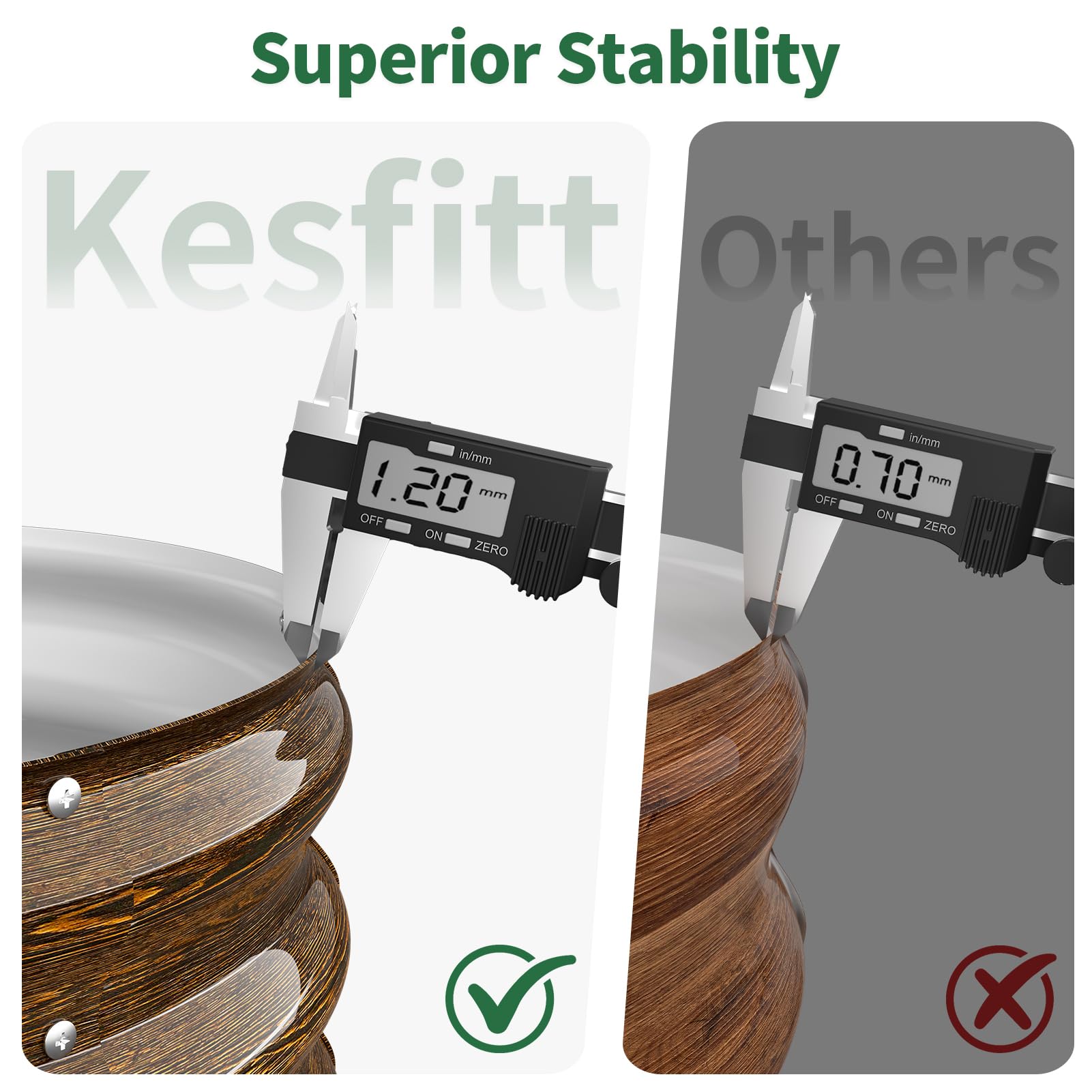 Kesfitt open-bottom detail illustrating natural drainage and root access benefit