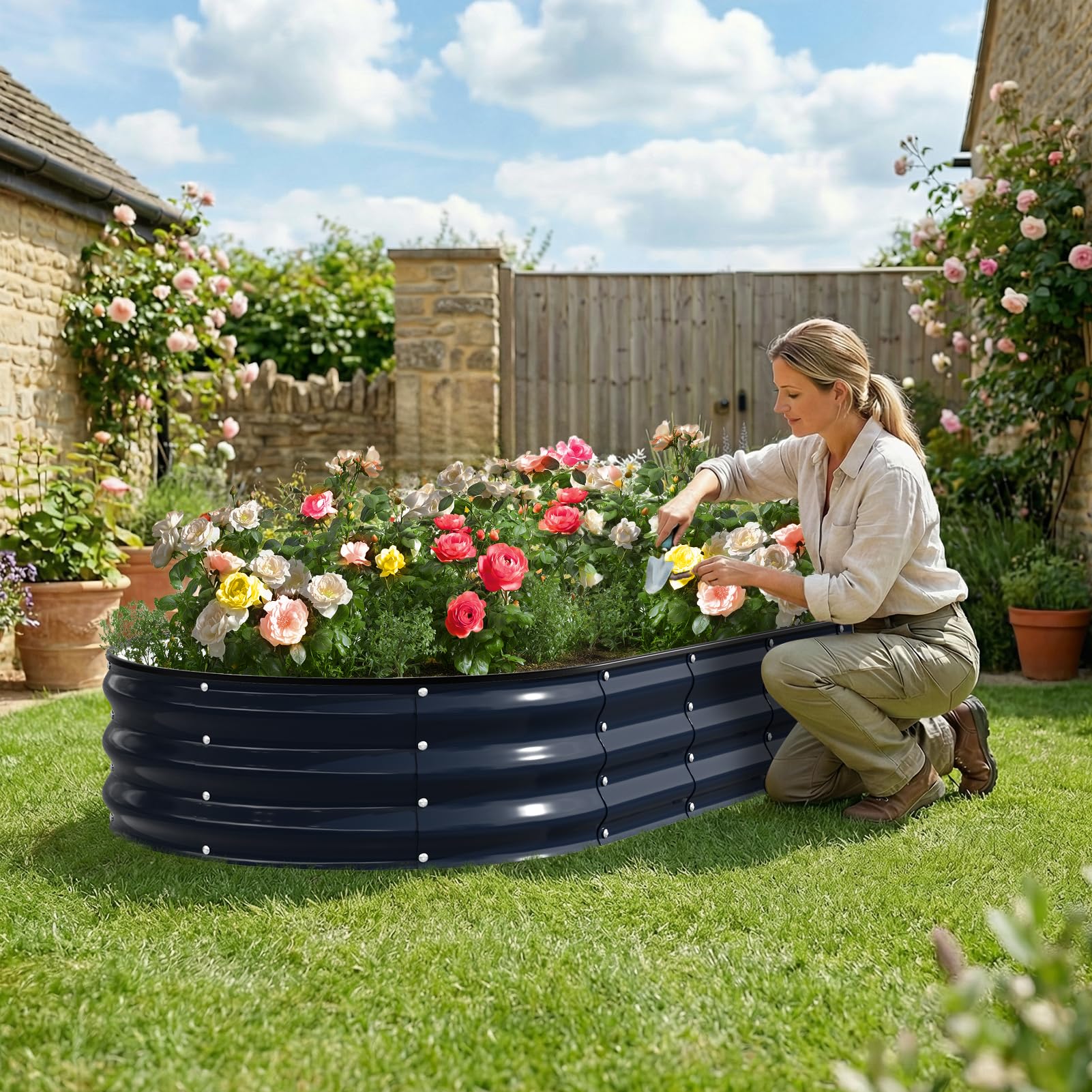 Kesfitt included safety edging and gloves ensuring safer assembly benefit