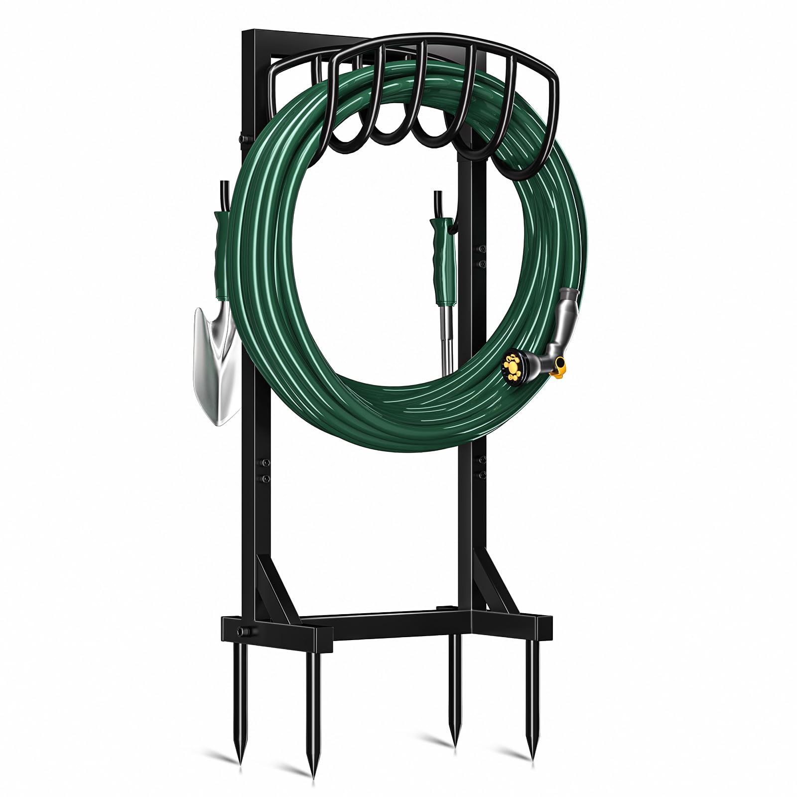 Kesfitt soporte frontal mostrando manguera ordenada y accesible
