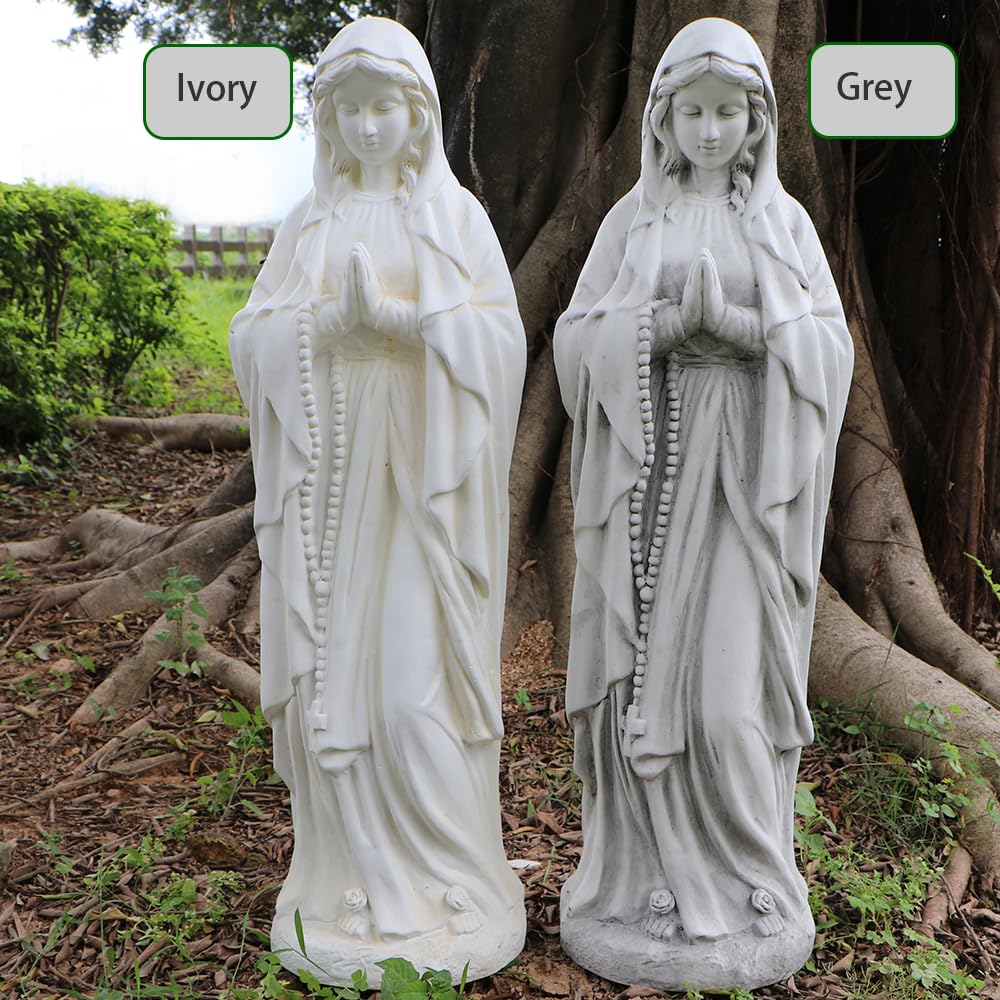 Keslecy Virgin Mary side profile detail highlighting stable base benefit