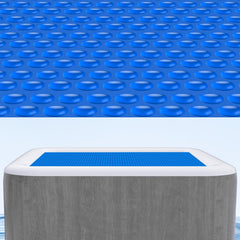 Kestnsee front view of square solar cover showing full surface and fit benefit