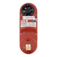 Kestrel 3000 back label and casing highlighting rugged construction and model info