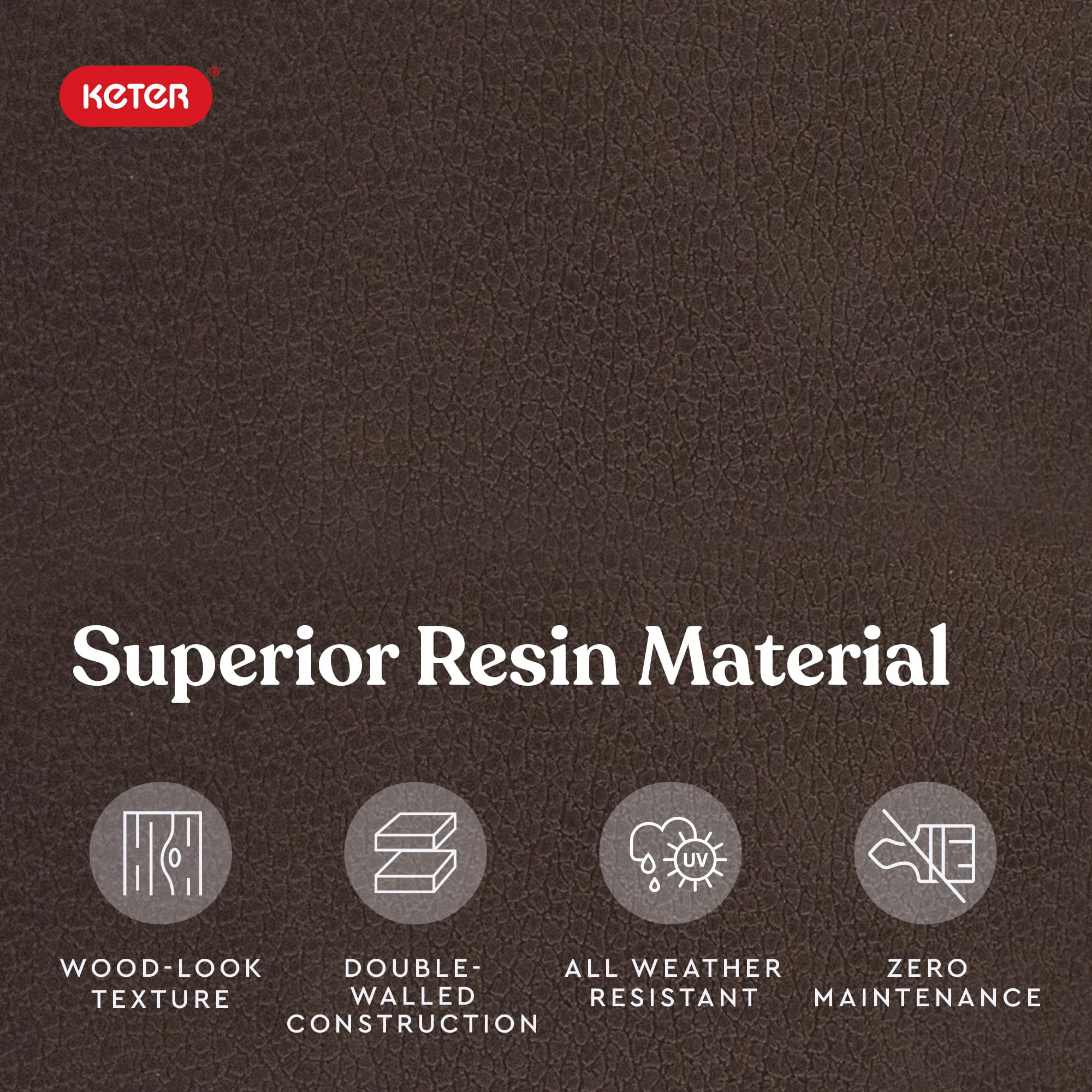 Keter Kentwood interior packed with cushions and tools demonstrating high capacity benefit