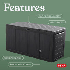 Keter Marvel Plus close-up of resin wood-look texture resisting UV and moisture
