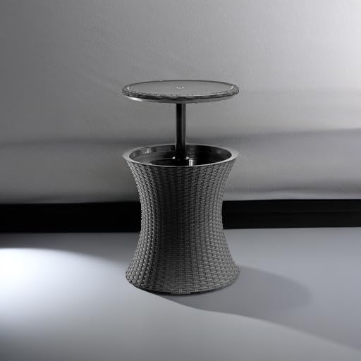 Keter Cool Bar close-up of built-in drain plug for quick mess-free cleanup