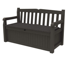 Keter Solana front view bench showing clean lines and seating benefit