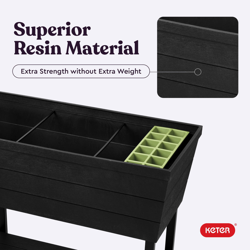 Keter Urban Bloomer seed starting tray included showing easy propagation benefit