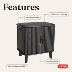 Keter Velo showing steel reinforcement detail for added strength and durability