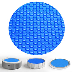KETNET front packaging of 8 ft solar bubble cover showing product benefits