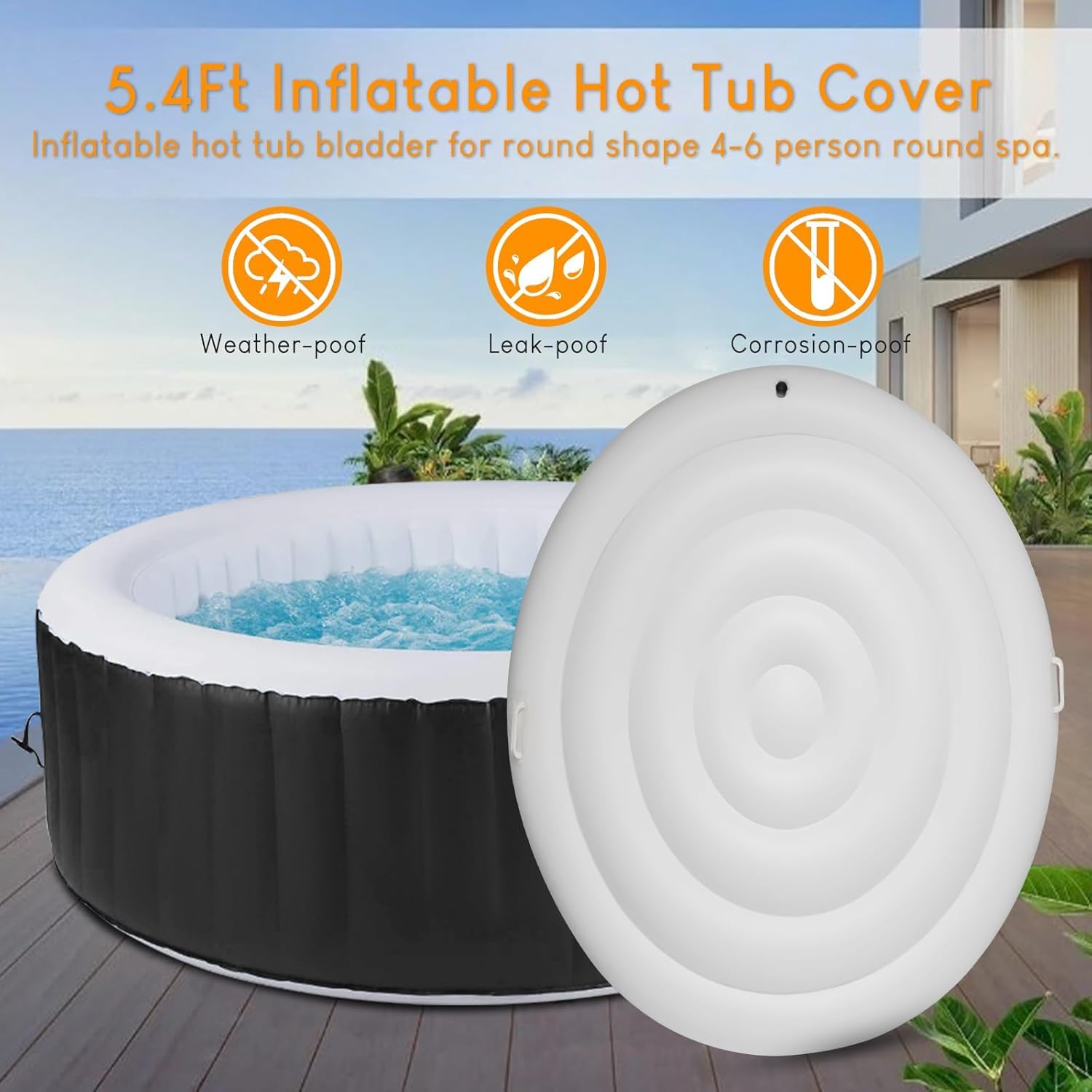 Ketofa folded cover stored compactly in garage saving space and convenience
