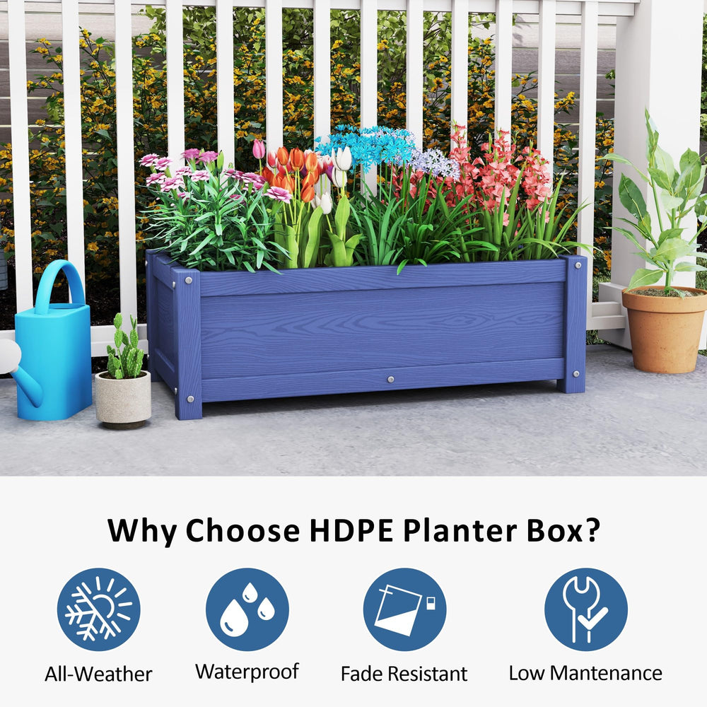 KETOYARK planter assembled in garden offering neat planting space and improved accessibility
