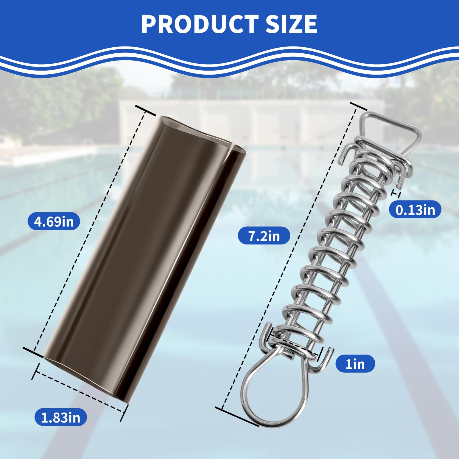 Keycci close-up of 304 stainless steel coil spring highlighting rust resistance
