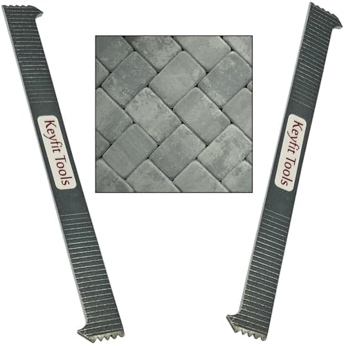 Keyfit Tools front view of 9-inch paver puller set showing robust steel for reliable leverage