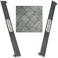 Keyfit Tools front view of 9-inch paver puller set showing robust steel for reliable leverage